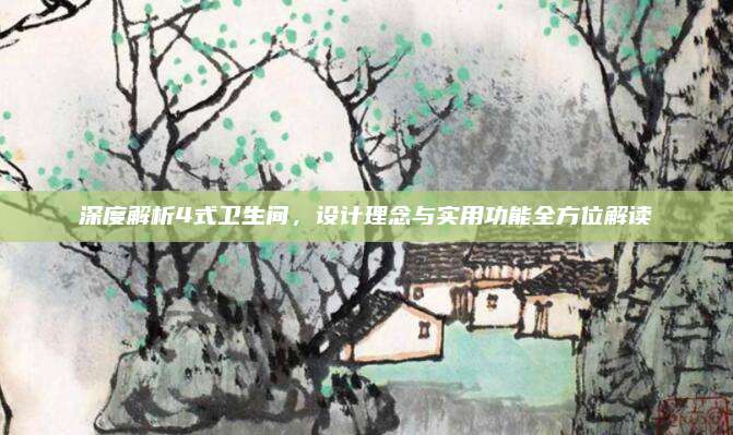 深度解析4式卫生间，设计理念与实用功能全方位解读