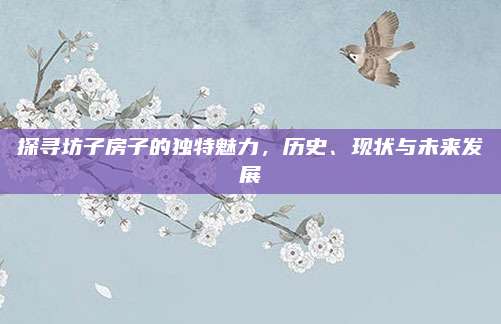探寻坊子房子的独特魅力，历史、现状与未来发展