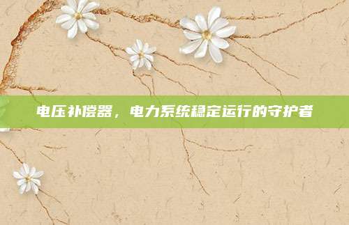 电压补偿器，电力系统稳定运行的守护者