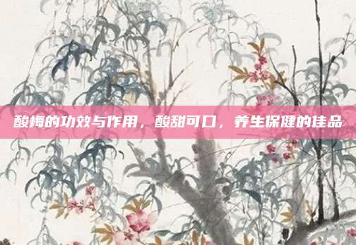 酸梅的功效与作用，酸甜可口，养生保健的佳品