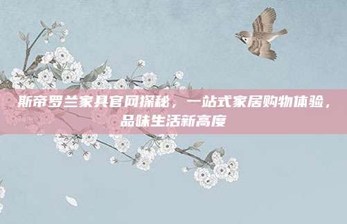 斯帝罗兰家具官网探秘，一站式家居购物体验，品味生活新高度