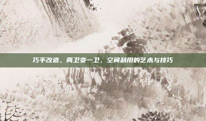 巧手改造，两卫变一卫，空间利用的艺术与技巧