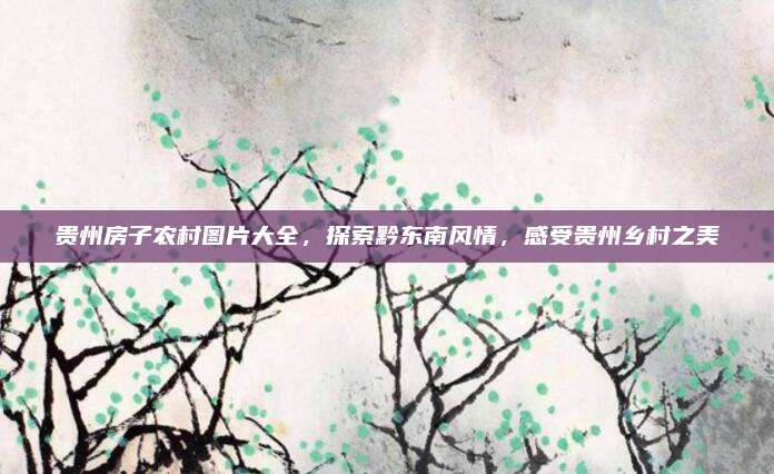 贵州房子农村图片大全，探索黔东南风情，感受贵州乡村之美