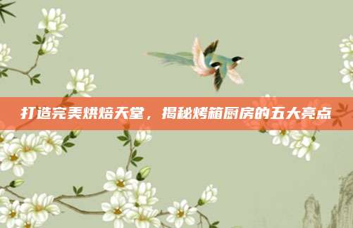 打造完美烘焙天堂，揭秘烤箱厨房的五大亮点