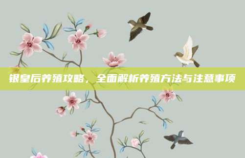 银皇后养殖攻略，全面解析养殖方法与注意事项