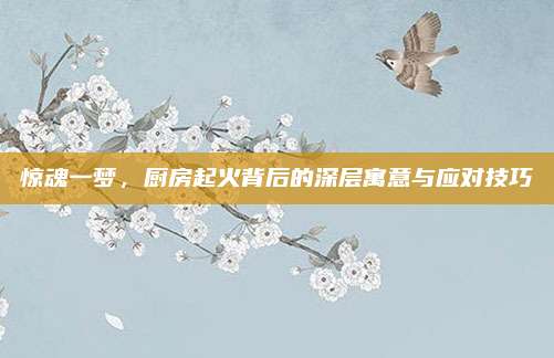 惊魂一梦，厨房起火背后的深层寓意与应对技巧
