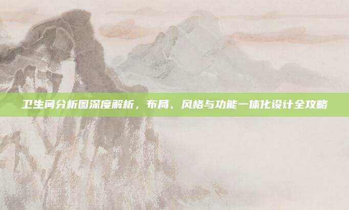 卫生间分析图深度解析，布局、风格与功能一体化设计全攻略