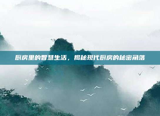 厨房里的智慧生活，揭秘现代厨房的秘密角落