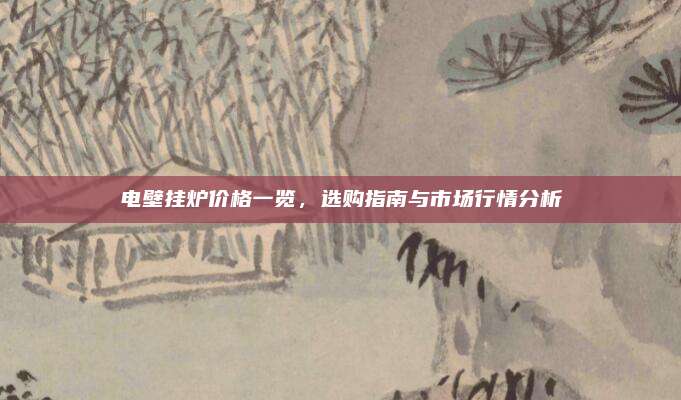 电壁挂炉价格一览，选购指南与市场行情分析