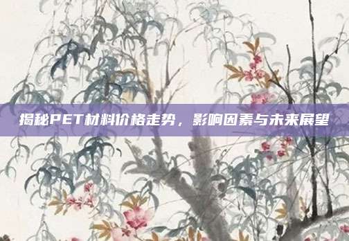 揭秘PET材料价格走势，影响因素与未来展望