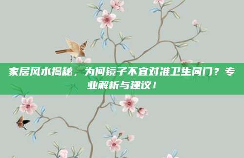 家居风水揭秘，为何镜子不宜对准卫生间门？专业解析与建议！