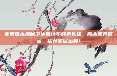 家居风水揭秘卫生间地垫颜色选择，哪些颜色旺运，提升家居运势！