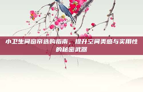 小卫生间窗帘选购指南，提升空间美感与实用性的秘密武器