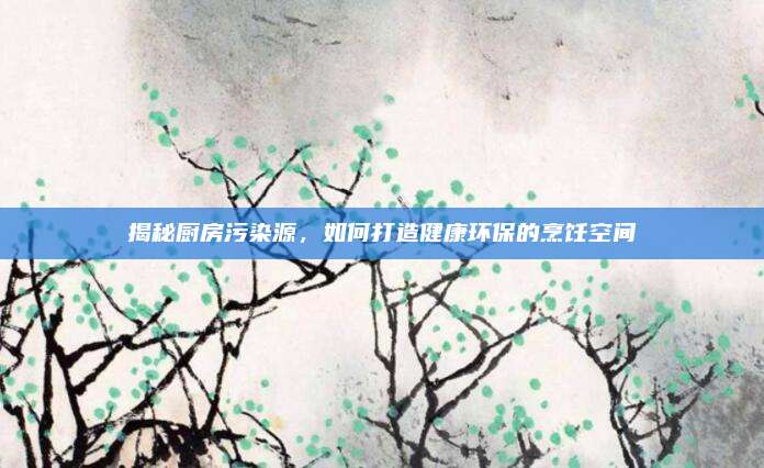 揭秘厨房污染源，如何打造健康环保的烹饪空间