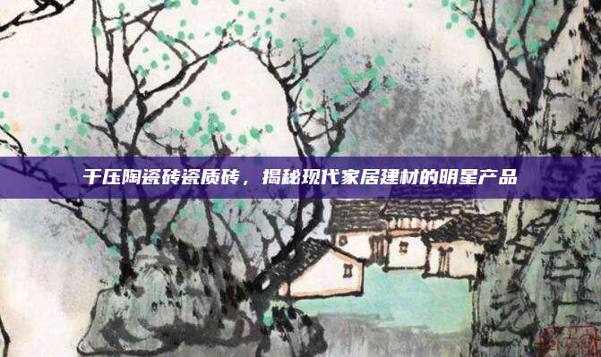 干压陶瓷砖瓷质砖，揭秘现代家居建材的明星产品