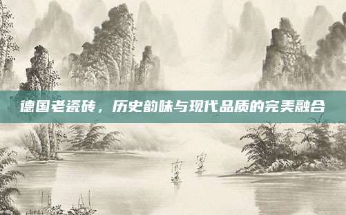 德国老瓷砖，历史韵味与现代品质的完美融合