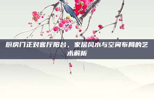 厨房门正对客厅阳台，家居风水与空间布局的艺术解析