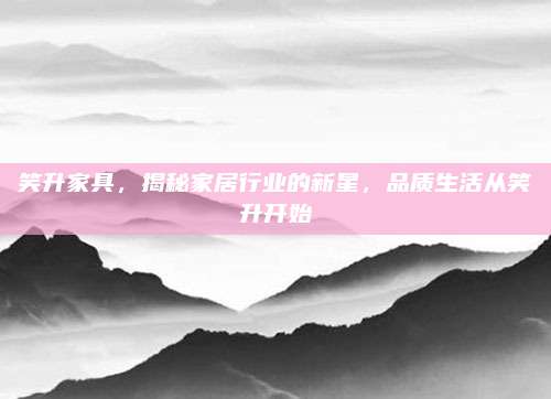 笑升家具，揭秘家居行业的新星，品质生活从笑升开始