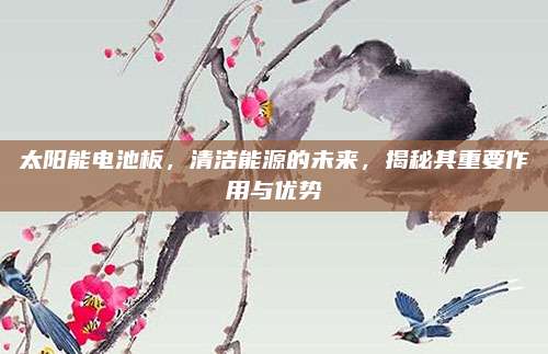太阳能电池板，清洁能源的未来，揭秘其重要作用与优势