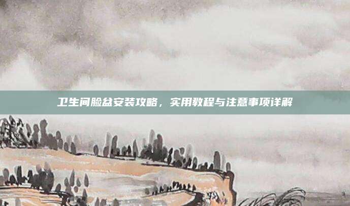 卫生间脸盆安装攻略，实用教程与注意事项详解