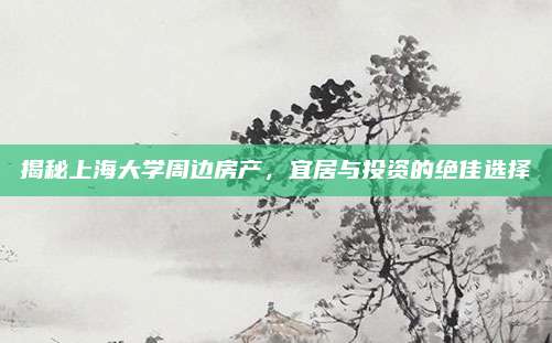揭秘上海大学周边房产，宜居与投资的绝佳选择