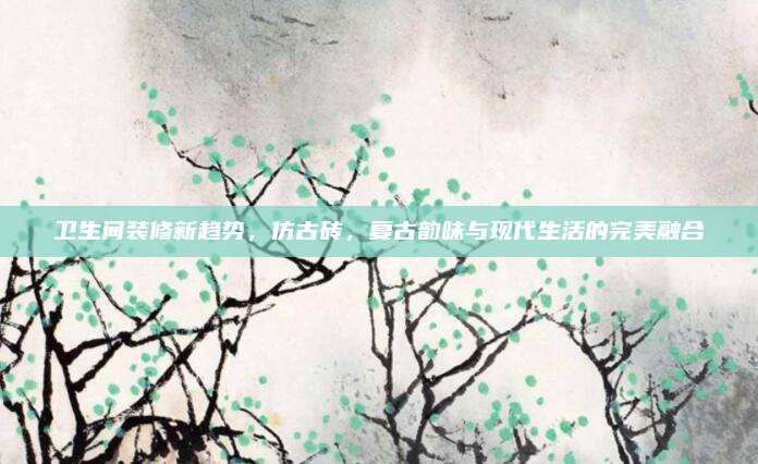 卫生间装修新趋势，仿古砖，复古韵味与现代生活的完美融合