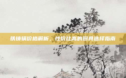 铁铸锅价格解析，性价比高的厨具选择指南