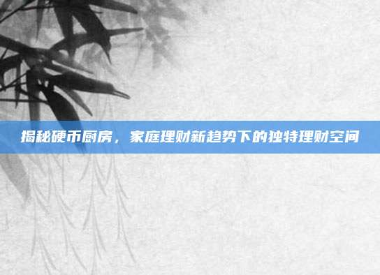 揭秘硬币厨房，家庭理财新趋势下的独特理财空间