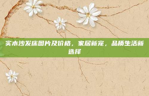 实木沙发床图片及价格，家居新宠，品质生活新选择
