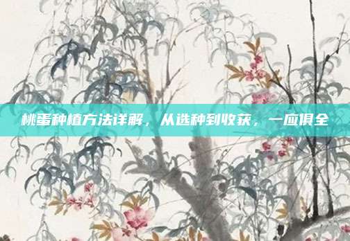 桃蛋种植方法详解，从选种到收获，一应俱全