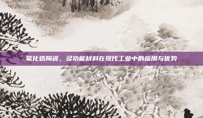 氧化锆陶瓷，多功能材料在现代工业中的应用与优势