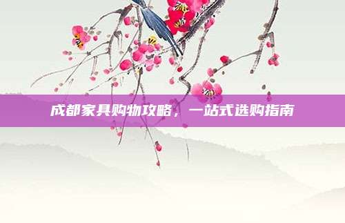 成都家具购物攻略，一站式选购指南