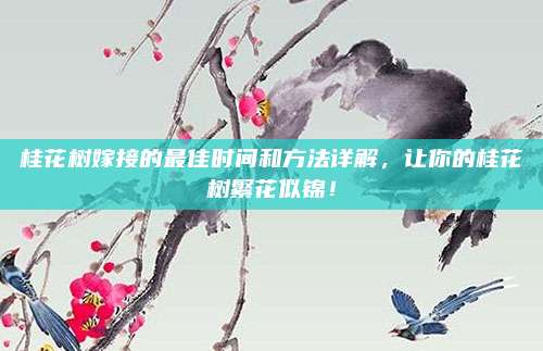 桂花树嫁接的最佳时间和方法详解，让你的桂花树繁花似锦！