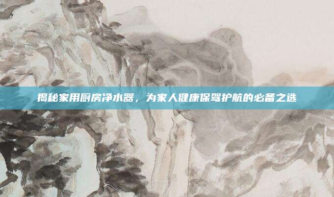 揭秘家用厨房净水器，为家人健康保驾护航的必备之选