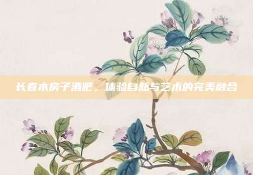 长春木房子酒吧，体验自然与艺术的完美融合