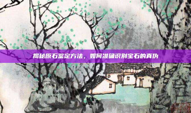 揭秘原石鉴定方法，如何准确识别宝石的真伪