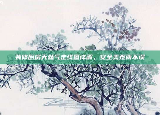 装修厨房天然气走线图详解，安全美观两不误