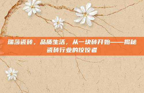 瑞莎瓷砖，品质生活，从一块砖开始——揭秘瓷砖行业的佼佼者