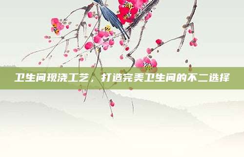 卫生间现浇工艺，打造完美卫生间的不二选择