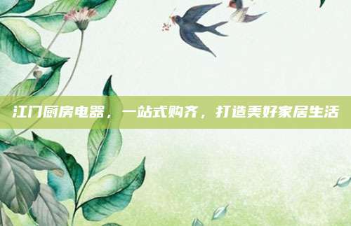 江门厨房电器，一站式购齐，打造美好家居生活