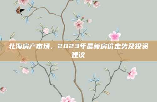 北海房产市场，2023年最新房价走势及投资建议
