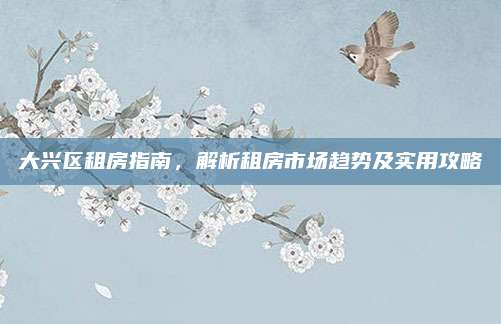 大兴区租房指南，解析租房市场趋势及实用攻略