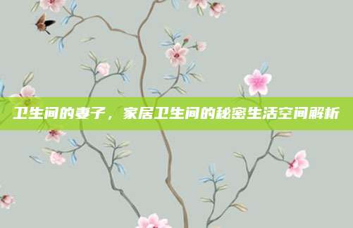 卫生间的妻子，家居卫生间的秘密生活空间解析