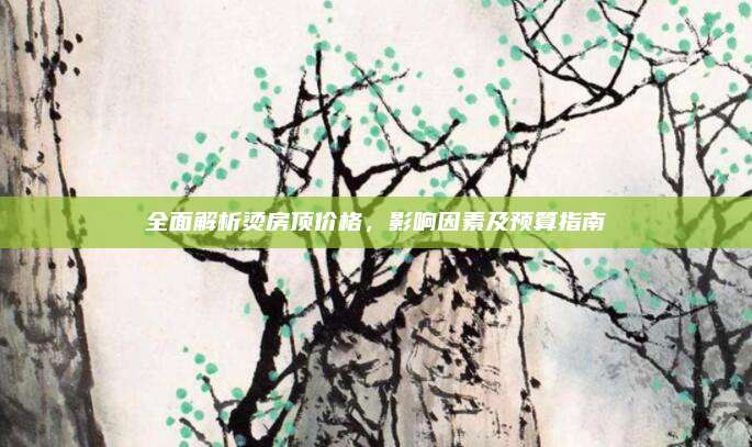 全面解析烫房顶价格，影响因素及预算指南