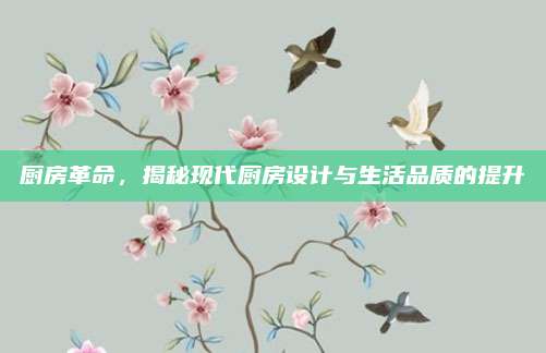 厨房革命，揭秘现代厨房设计与生活品质的提升