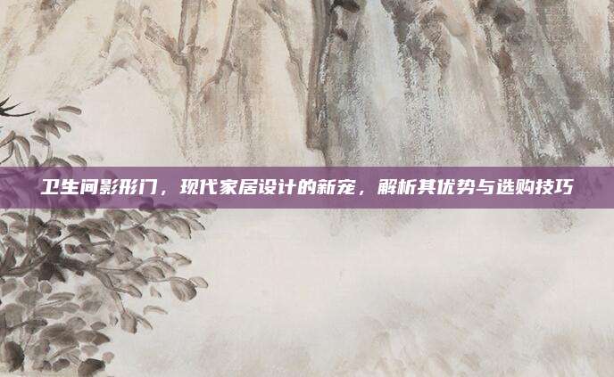 卫生间影形门，现代家居设计的新宠，解析其优势与选购技巧
