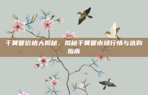 干簧管价格大揭秘，揭秘干簧管市场行情与选购指南