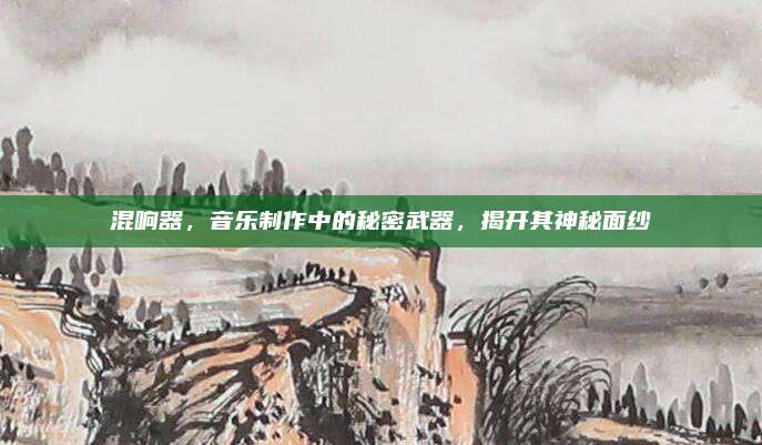 混响器，音乐制作中的秘密武器，揭开其神秘面纱