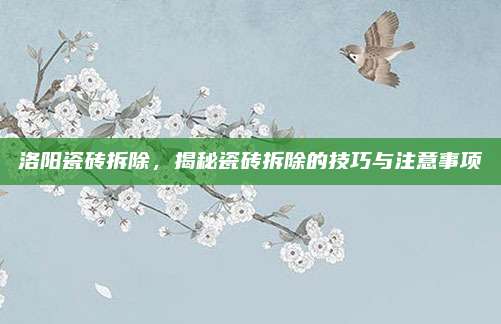 洛阳瓷砖拆除，揭秘瓷砖拆除的技巧与注意事项