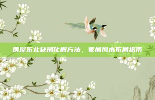 房屋东北缺角化解方法，家居风水布局指南